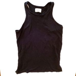 Lou & Grey Linen Tank Top Size Small